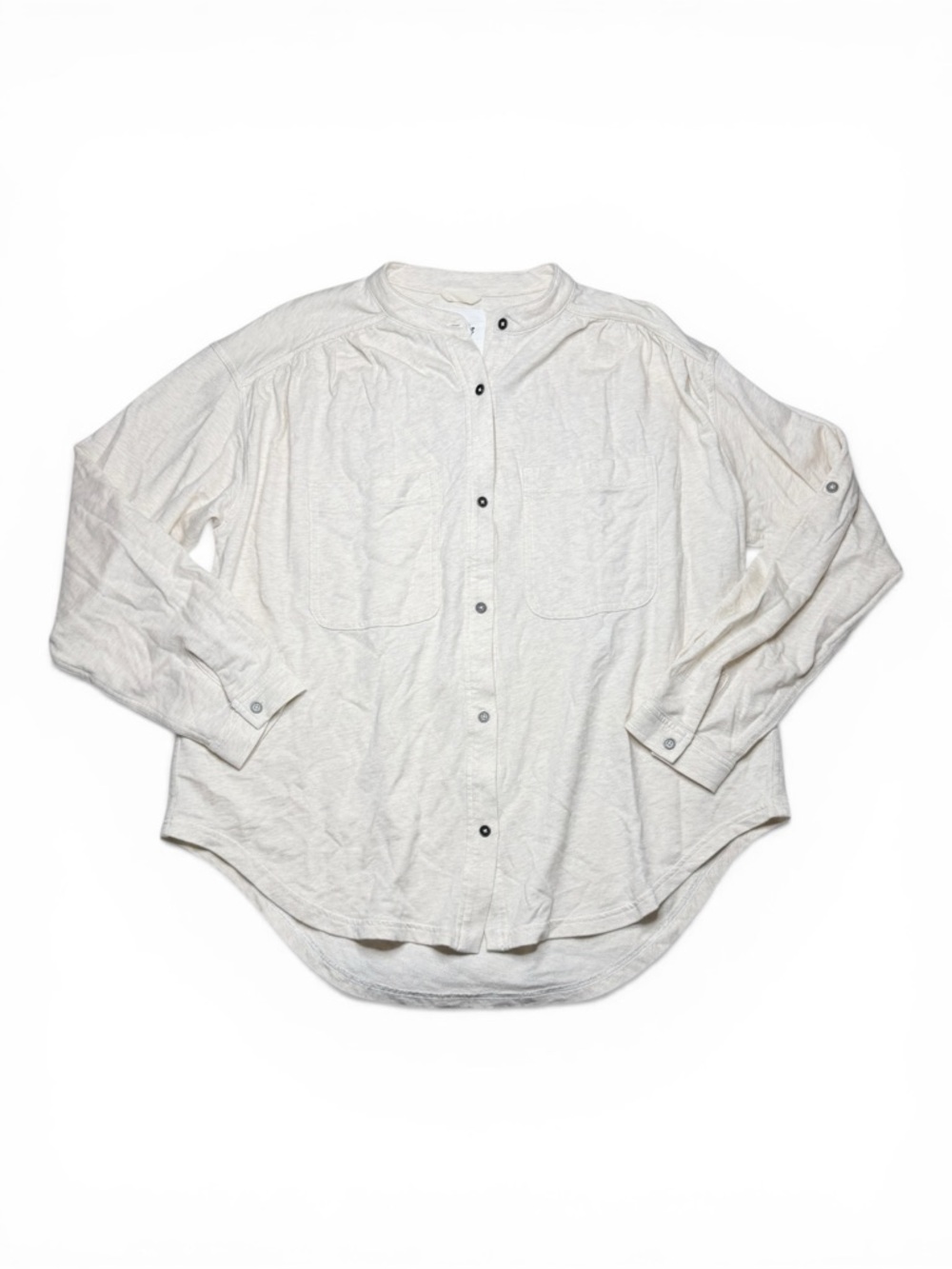 NWT Aerie Oversized Button Front Lightweight Sweatshirt Top XS
